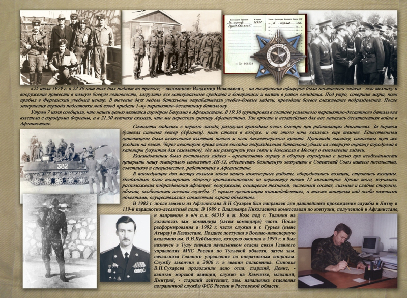 «Имя подвига – Афганистан» Тульский Государственный Музей Оружия