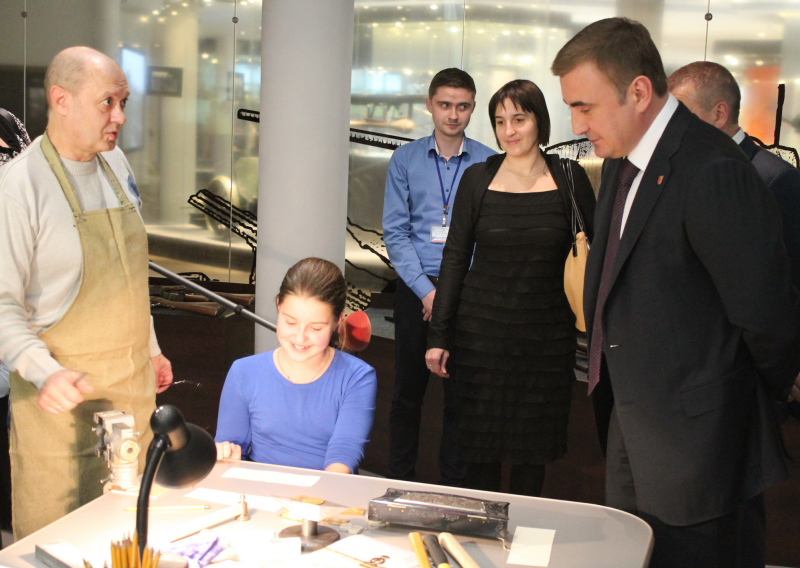 Врио Губернатора Тульской области А.Г. Дюмин посетил новое здание Тульского музея оружия Тульский Государственный Музей Оружия