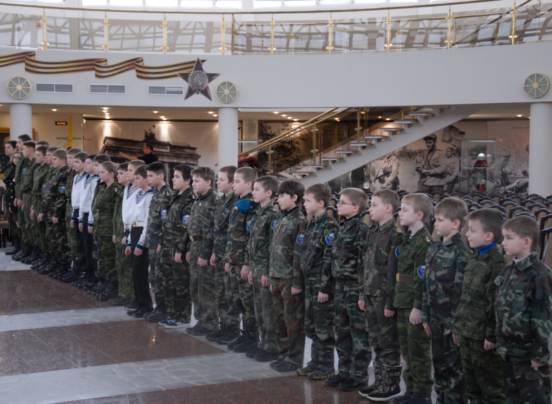 «Тайфун»: торжественное построение в музее оружия! Тульский Государственный Музей Оружия