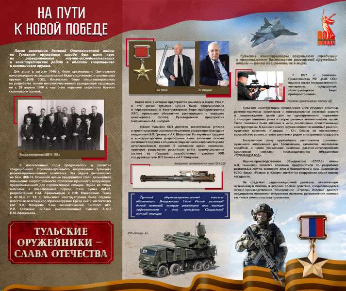 Виртуальная выставка «Кузнецы Великой Победы» Тульский Государственный Музей Оружия