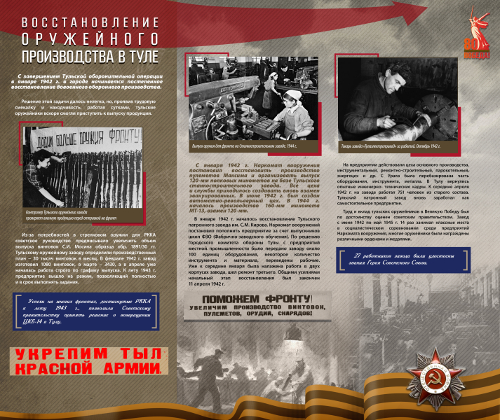 Виртуальная выставка «Кузнецы Великой Победы» Тульский Государственный Музей Оружия