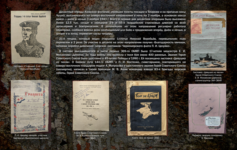 Виртуальная выставка «Керченско-Эльтигенская десантная операция – пролог освобождения Крыма» Тульский Государственный Музей Оружия