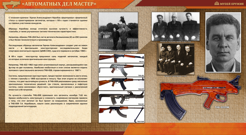 Виртуальная выставка «Конструктор, опередивший время» Тульский Государственный Музей Оружия