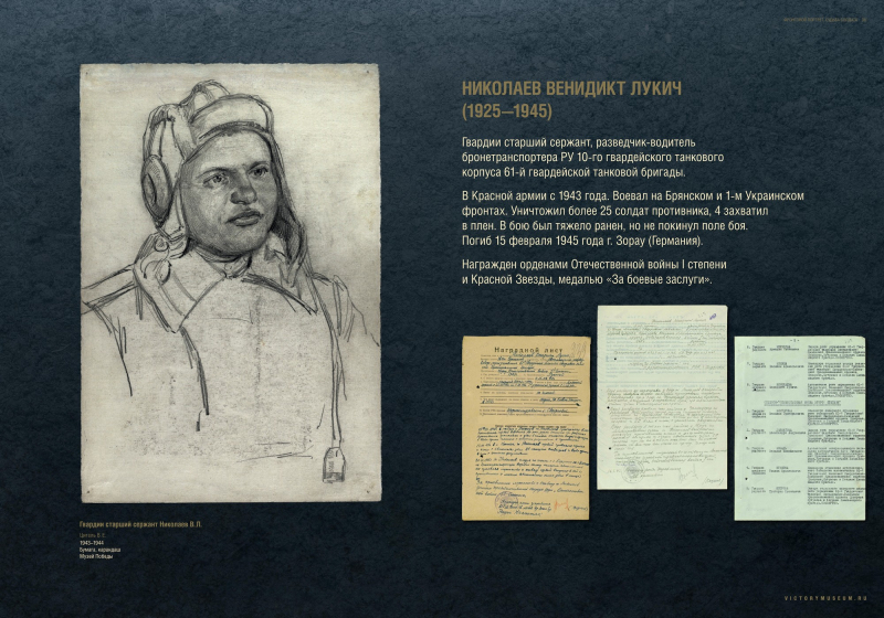 Виртуальная выставка "Фронтовой портрет. Судьба солдата" Тульский Государственный Музей Оружия