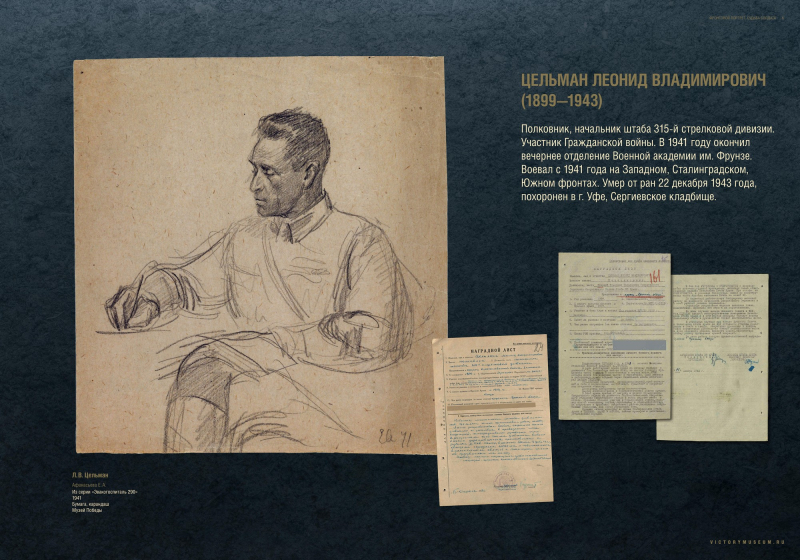 Виртуальная выставка "Фронтовой портрет. Судьба солдата" Тульский Государственный Музей Оружия