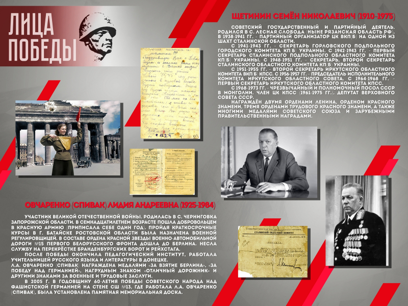 Виртуальная выставка «Лица Победы» Тульский Государственный Музей Оружия