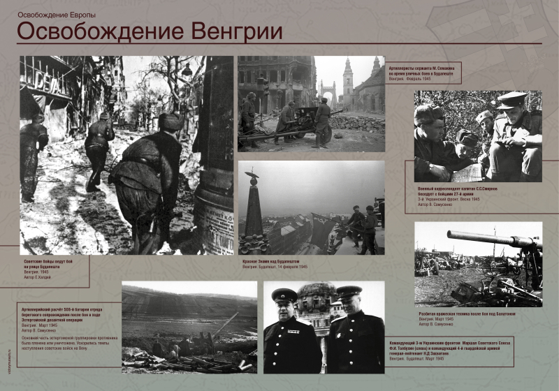 Виртуальная выставка «Освобождение Европы» Тульский Государственный Музей Оружия