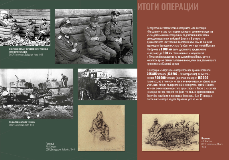 Виртуальная выставка «Освобождение Белоруссии. 80 лет» Тульский Государственный Музей Оружия