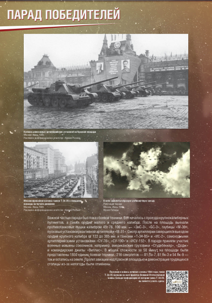 Виртуальная выставка «Парад Победителей» Тульский Государственный Музей Оружия