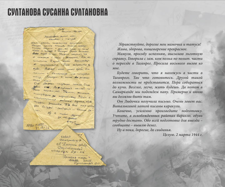 Виртуальная выставка «Листая фронтовые письма» Тульский Государственный Музей Оружия