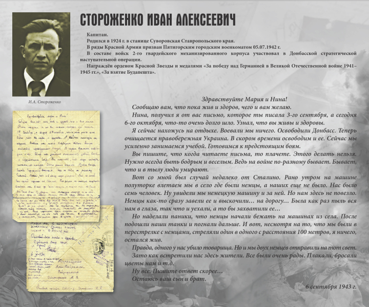 Виртуальная выставка «Листая фронтовые письма» Тульский Государственный Музей Оружия