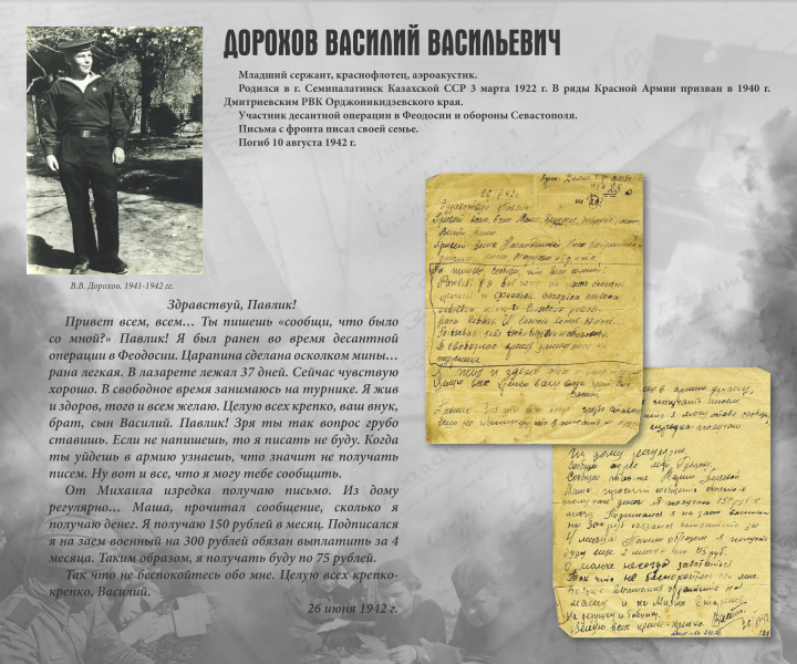 Виртуальная выставка «Листая фронтовые письма» Тульский Государственный Музей Оружия