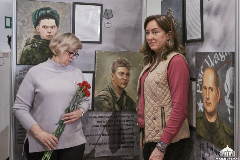 Выставка портретов «Они сражались за Родину» Тульский Государственный Музей Оружия