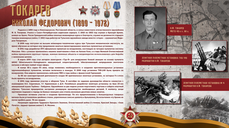 Виртуальная выставка «Тульские оружейники. Вклад в Великую Победу» Тульский Государственный Музей Оружия