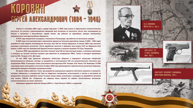 Виртуальная выставка «Тульские оружейники. Вклад в Великую Победу» Тульский Государственный Музей Оружия