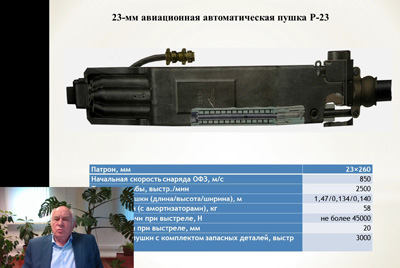 Лекция В.К. Зеленко на тему «Новейшие разработки стрелково-пушечного вооружения тульских конструкторов» Тульский Государственный Музей Оружия