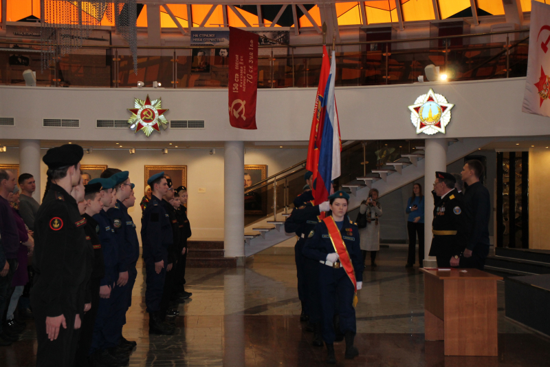 В День защитника Отечества в Зале Славы российского оружия Тульского государственного музея оружия торжественно приняли присягу воспитанники военно-патриотического клуба «Тайфун»! Тульский Государственный Музей Оружия