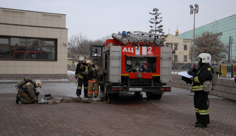 В Тульском музее оружия прошли пожарно-тактические учения Тульский Государственный Музей Оружия