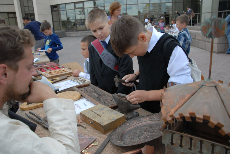День знаний в музее оружия. Ремесленная слобода. Тульский Государственный Музей Оружия