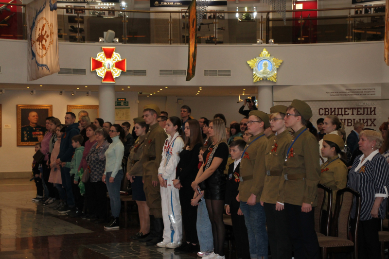 «Живет Победа в поколениях!». В День Победы в Зале Славы российского оружия состоялось праздничное театрализованное представление Тульский Государственный Музей Оружия