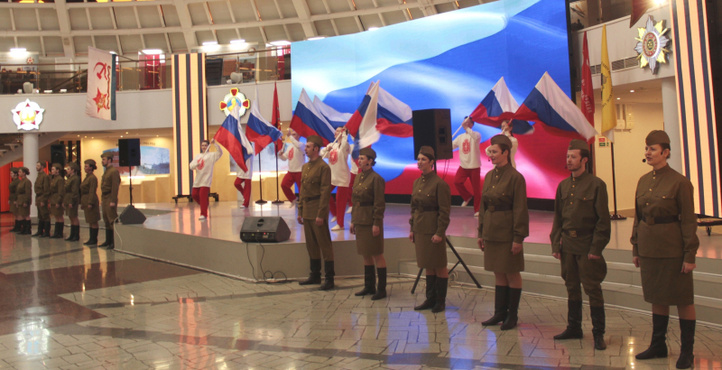 «Живет Победа в поколениях!». В День Победы в Зале Славы российского оружия состоялось праздничное театрализованное представление Тульский Государственный Музей Оружия