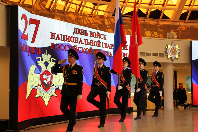 Торжественное собрание, посвященное Дню войск национальной гвардии России Тульский Государственный Музей Оружия