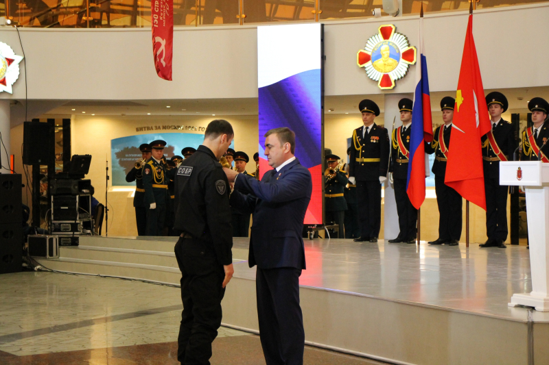 Торжественное собрание, посвященное Дню войск национальной гвардии России Тульский Государственный Музей Оружия