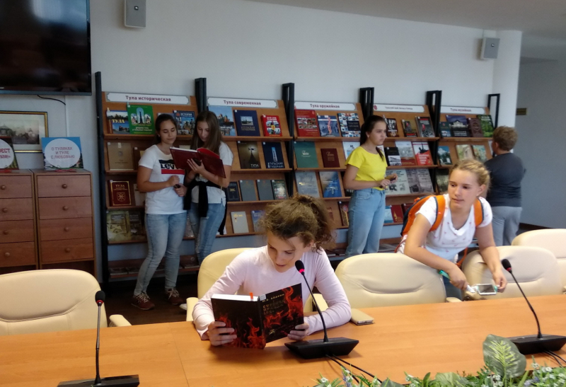В музее оружия проходит библиофест «Читай, Тула!» Тульский Государственный Музей Оружия