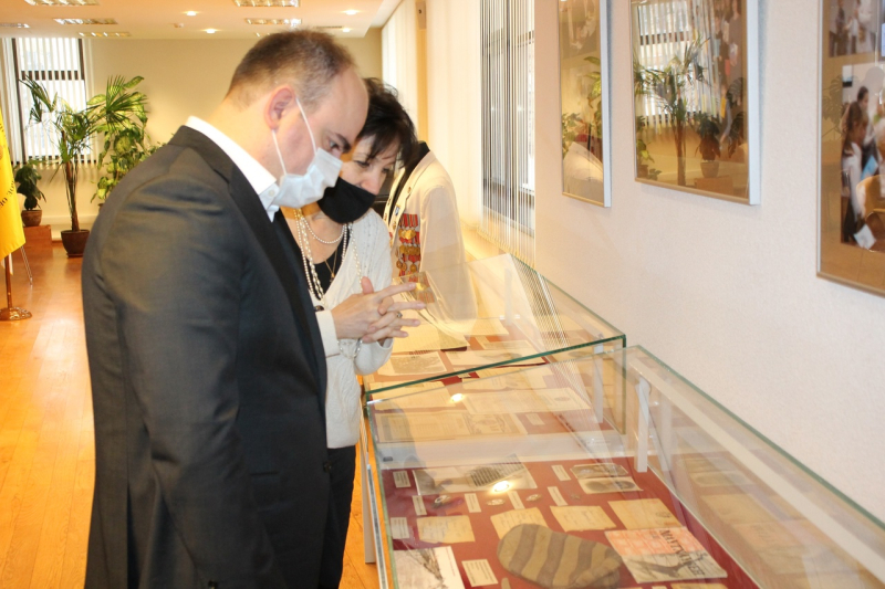 В музее оружия состоялось открытие тематической персональной выставки «Михаил Придонов: художник, писатель, патриот». Тульский Государственный Музей Оружия