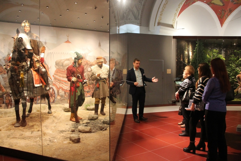 В здании музея на территории Тульского кремля состоялось знакомство представителей туристического бизнеса Тульской области с новой постоянной экспозицией «Защитники южных рубежей России XVI-X Тульский Государственный Музей Оружия