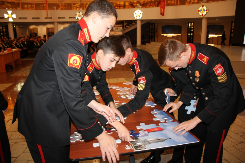 Ежегодная Всероссийская акция «День в музее для российских кадет» в Тульском музее оружия. Тульский Государственный Музей Оружия