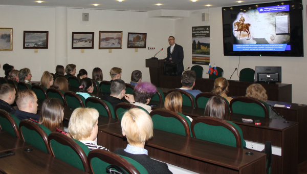 Сегодня в Тульском государственном музее оружия состоялась лекция научного сотрудника, кандидата исторических наук А.Б. Арбекова. Тульский Государственный Музей Оружия