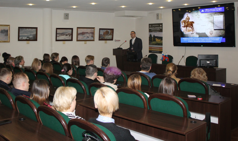 Сегодня в Тульском государственном музее оружия состоялась лекция научного сотрудника, кандидата исторических наук А.Б. Арбекова. Тульский Государственный Музей Оружия