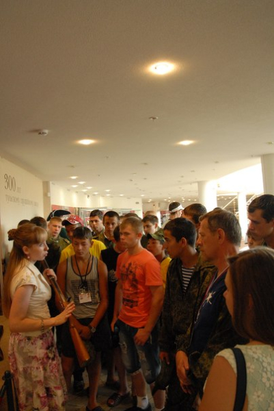 Новое здание музея оружия посетили финалисты Всероссийской военно-спортивной игры «Победа» Тульский Государственный Музей Оружия