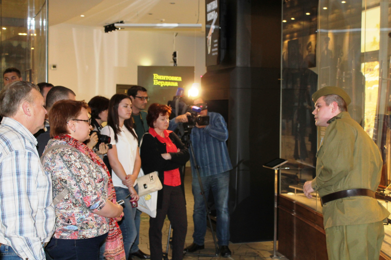 Сегодня в рамках пресс-тура музей оружия посетили представители средств массовой информации Калужской области Тульский Государственный Музей Оружия