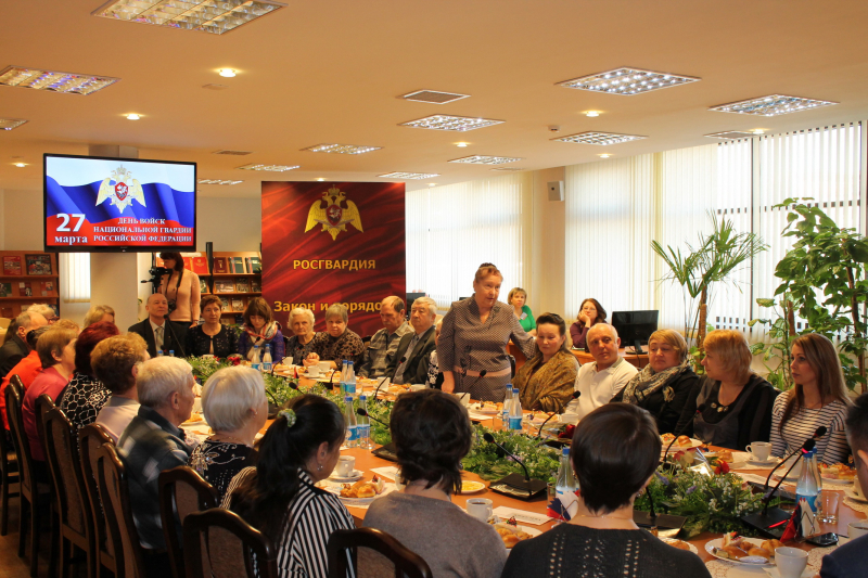 Встреча в музее оружия начальника управления Росгвардии по Тульской области О.В. Петрика с членами семей военнослужащих Тульский Государственный Музей Оружия