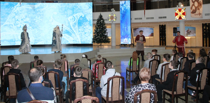 29 декабря в Тульском музее оружия состоится последнее в 2021 году детское новогоднее представление «На страже сокровищ волшебного Шлема»! Тульский Государственный Музей Оружия