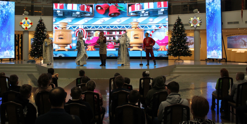 29 декабря в Тульском музее оружия состоится последнее в 2021 году детское новогоднее представление «На страже сокровищ волшебного Шлема»! Тульский Государственный Музей Оружия