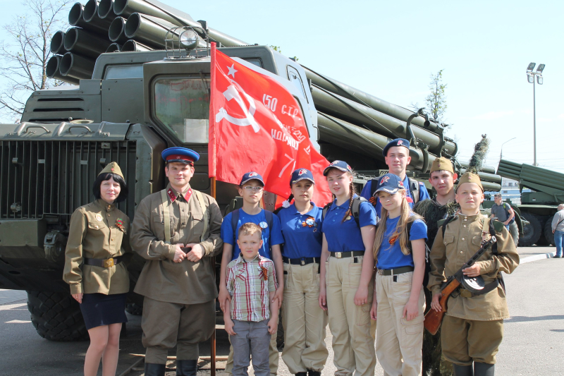 Патриотическая акция «Под Знаменем Победы!» в Тульском музее оружия! Тульский Государственный Музей Оружия