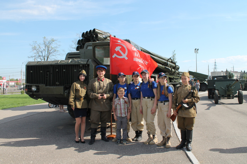 Патриотическая акция «Под Знаменем Победы!» в Тульском музее оружия! Тульский Государственный Музей Оружия