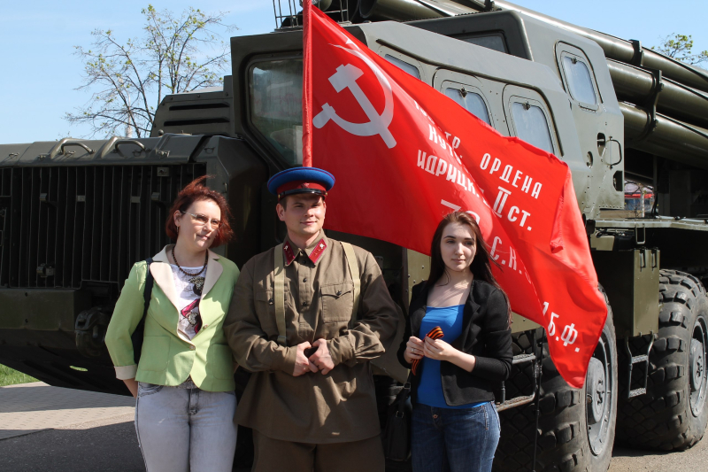 Патриотическая акция «Под Знаменем Победы!» в Тульском музее оружия! Тульский Государственный Музей Оружия