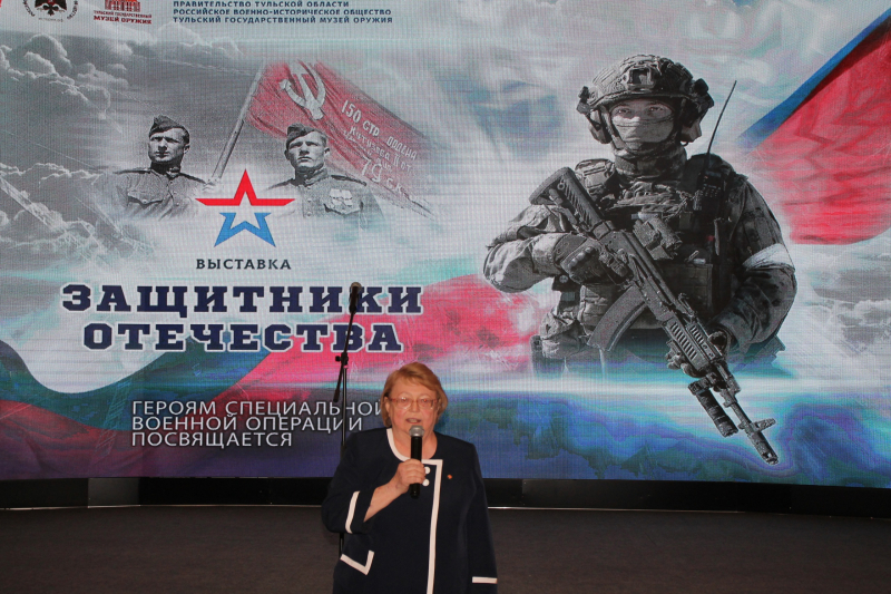 Выставка «Защитники Отечества», посвященная героям специальной военной операции, открылась в канун Дня Победы в Зале Славы российского оружия Тульский Государственный Музей Оружия