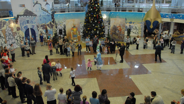 В музее оружия новогодний праздник для «Маленькой страны». Тульский Государственный Музей Оружия