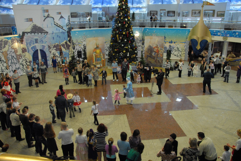 В музее оружия новогодний праздник для «Маленькой страны». Тульский Государственный Музей Оружия