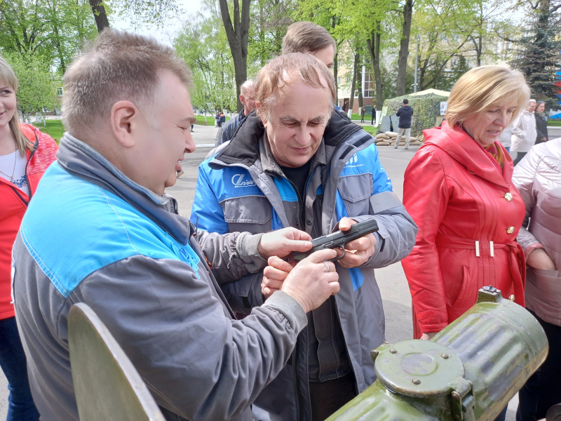 Тульский музей оружия провел выездную интерактивную выставку «Стрелковое оружие Великой Отечественной войны» в АО «НПО «СПЛАВ» им. А.Н. Ганичева» Тульский Государственный Музей Оружия