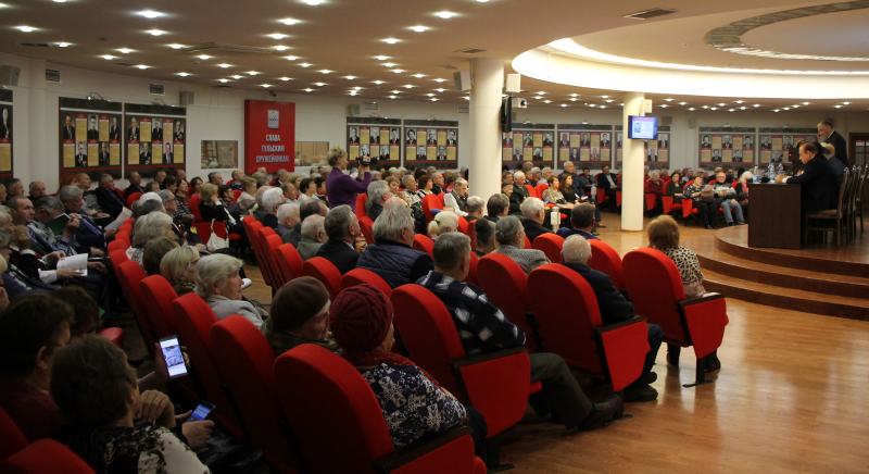 Пленум Тульской областной общественной организации ветеранов в музее оружия Тульский Государственный Музей Оружия