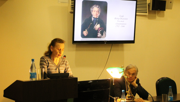 В музее оружия состоялась лекция «Толстые – герои, воины, защитники Отечества» Тульский Государственный Музей Оружия