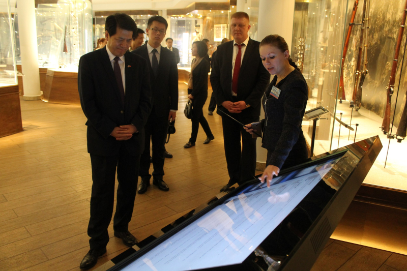Сегодня музей оружия посетил Посол Китая в Российской Федерации господин Ли Хуэй Тульский Государственный Музей Оружия