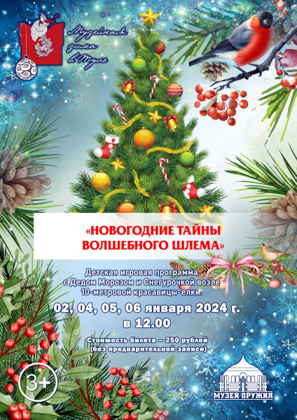 Тульский государственный музей оружия – участник регионального проекта «Музейная зима в Туле!» Тульский Государственный Музей Оружия