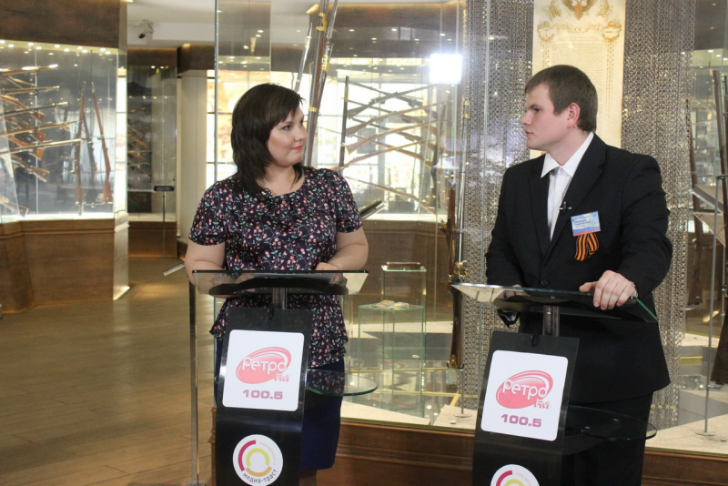 В музее оружия прошел 5-часовой прямой радиоэфир «День радио в «шлеме»! Тульский Государственный Музей Оружия